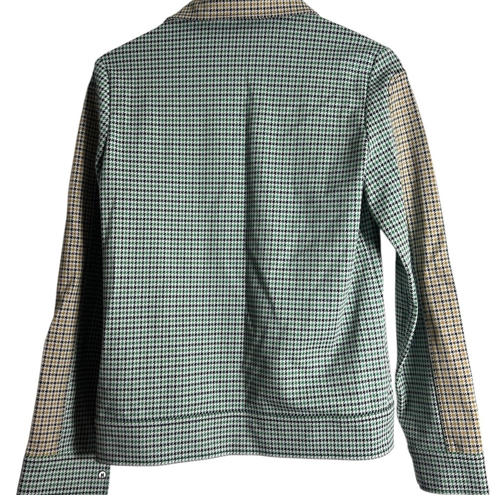 Lacoste Women's Green and Tan shirt - Elevated casual Wear - Size M - Picture 5 of 9